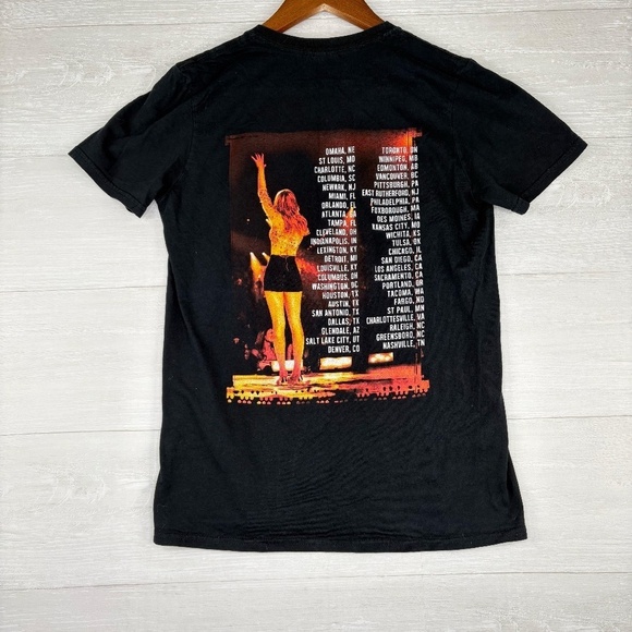 Taylor Swift "The Red" 2013/2014 Tour Black Concert T-shirt Size S - Picture 8 of 9